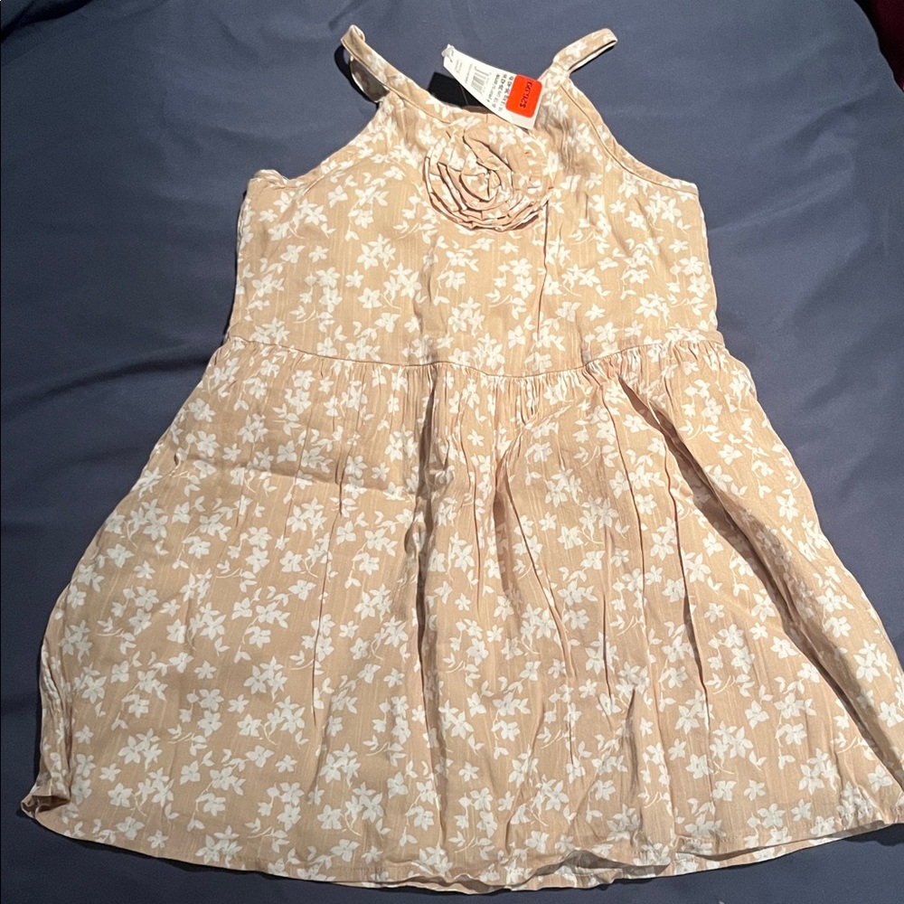 GAP Kids Casual Dress in Cream and White